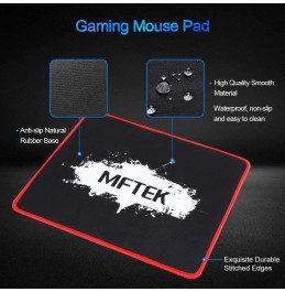 MFTEK RGB Rainbow Backlit Gaming Keyboard and Mouse Combo, LED PC Gaming Headset with Microphone, Large Mouse Pad, Small Compact 87 Keys USB Wired Mechanical Feeling Keyboard for Computer Gamer Office MFTEK RGB Rainbow Backlit Gaming Keyboard and Mouse Combo, LED PC Gaming Headset with Microphone, Large Mouse Pad, Small Compact 87 Keys USB Wired Mechanical Feeling Keyboard for Computer Gamer Office